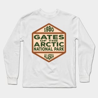 Gates of the Arctic National Park & Preserve badge Long Sleeve T-Shirt